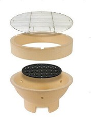 Dracarys Round cast Iron fire Grate, BBQ high Heat Charcoal Plate for Large B…