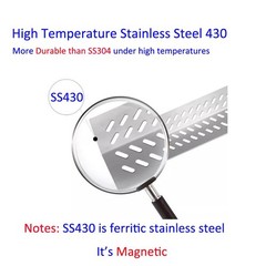 57568 57569 Stainless Steel Flame Tamer Grill Replacement Parts for 5 Burner