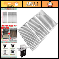 Infrared Grill Grate Replacement for 3-Burner Charbroil Performance, 3-Pack