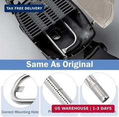 Criditpid 60040 17″ Burner Tube for Weber Q100 Q120 Q1000 Q1200 Baby Q Gas Grill