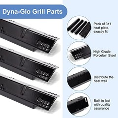 Grill Heat Plate Replacement for Dyna-Glo DGH450CRP, Porcelain Steel 4 Burner