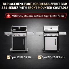 Spirit e330 Burner Tube Set for Weber Spirit 330, Spirit 335, Spirit 300 Series