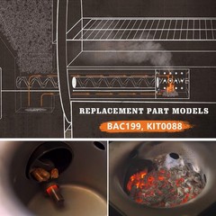 Hot Rod Igniter Replacement Kit for Pellet Grill Ignition Repair Part