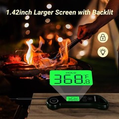 INKBIRD 0.5 Seconds Instant Read Meat RHT-11K Fleischthermometer, Green