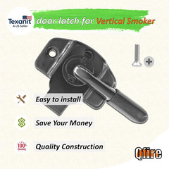 1077 Door Latch Compatible with Pit Boss Pro Series II 4-Series Vertical Wood Pe