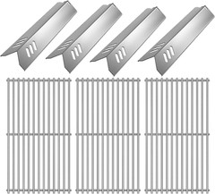 4 Packs Heat Plate 3 Packs Grids for Dyna-Glo DGF510SBP Uniflame GBC1343WP-U