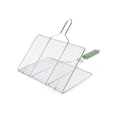 Barbecue Grill Mesh Stainless Steel for Vegetables Secure and Long Lasting