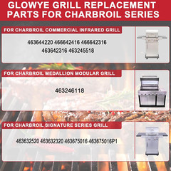 17″ Cooking Grate G369-0030-W2 Replacement Parts for Charbroil Nexgrill 720-0864