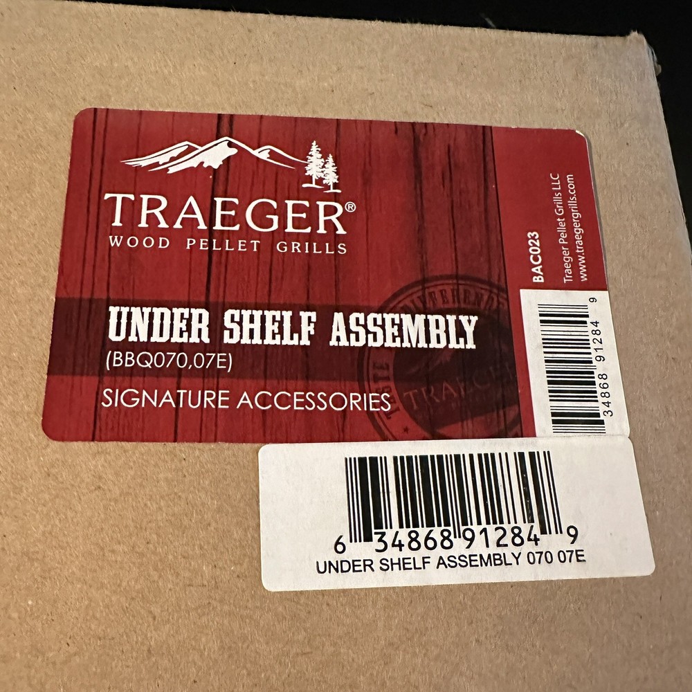 Traeger BBQ Grill Bottom/Under Shelf Assembly BAC023 for BBQ070 & BBQ07E