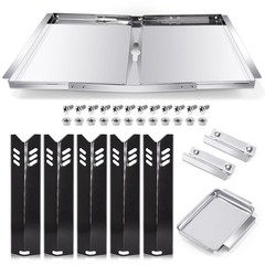 Grill Grease Tray Replacement Parts for Dyna 5Pcs Heat Plates(PS) + Drip Pan