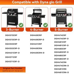 Grill Heat Plate Replacement for Dyna-Glo 5 Burner 5pcs grill heat plate