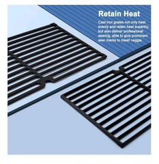 Grill Replacement Parts for Brinkmann 810-3660-S Grates, Heat Plate, Carry Over