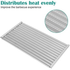 EasiBBQ Emitter Plates for Charbroil TRU-Infrared Plates, Sliver