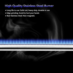 Grill Burner Tube Heat Plate Cooking Grate Crossover Tube Bundle for Charbroil