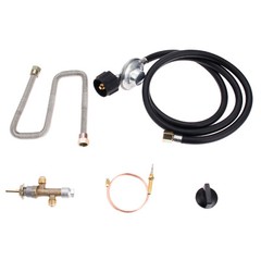 1Kit Propane Gas Control Valve System Fire Pit BBQ Gril Stove 600mm Universal M8