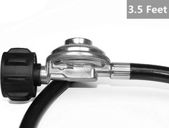 3.5 Feet Propane Regulator and Hose Universal Grill Regulator Replacement Par…