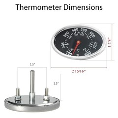 Grill Replacement Parts for Nexgrill 5 Burner 720 with Thermometer 5-Burner