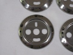 6 Natural Gas Grill Bezels with orifice Remover tool