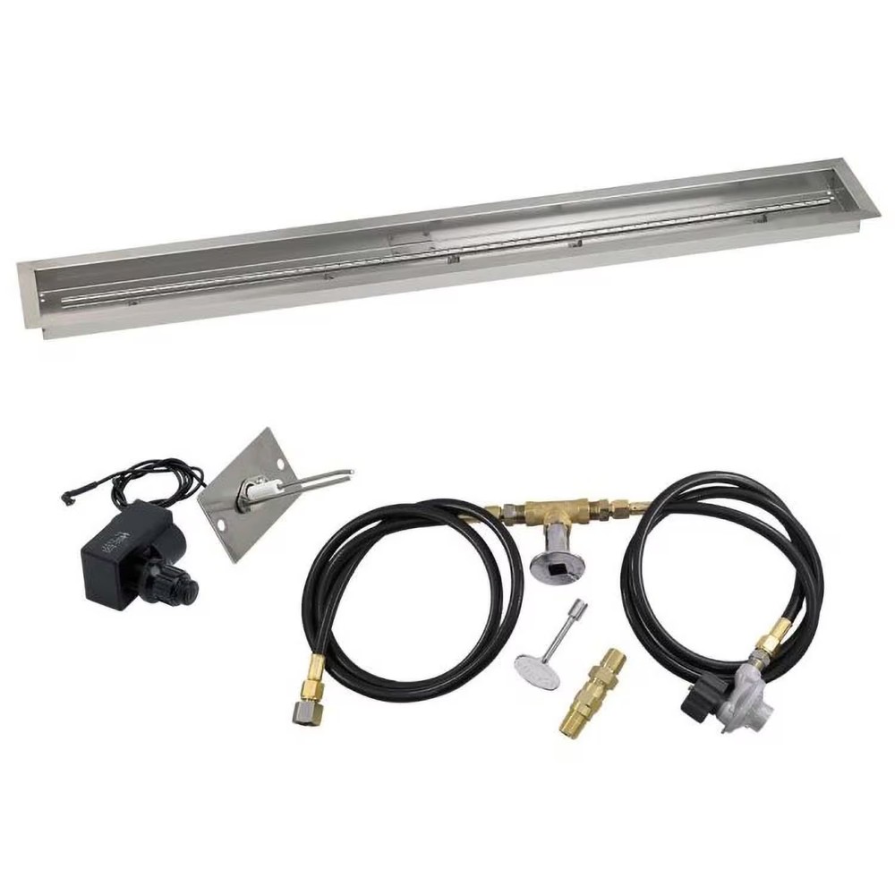 BBQGuys Signature 60 X 6 Inch Stainless Steel Linear Drop-In Pan for Spark