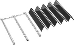 7636 Flavorizer Bars & 69787 Grill Burner for Weber Spirit E310, Spirit I&II 300