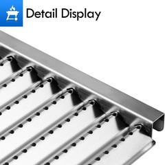 G466-2400-W1 463242516 Tru 17″L x 24.1″W in total for 3pcs emitters, Silver