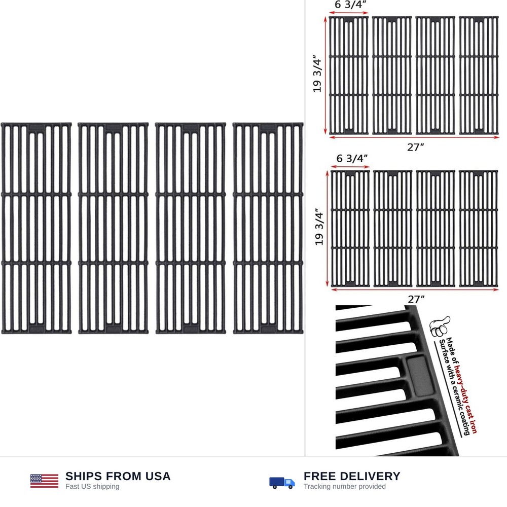 GGC 19 3/4″ Grill Grates for Chargriller 3001, 5050, 3008, 3030, 3725, 4000, …
