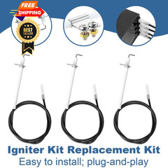 4-Outlets Grill Igniters Replacement for Nexgrill, Black