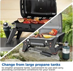 Low Pressure 1LB Propane Tank Gas Regulator Table Top Control Adjustable Valve