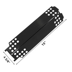 4 Pack 15 inch Heat Plate for Charbroil 463436215 Porcelain Steel Shield