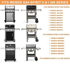 Grill Parts for Weber GS4 Spirit II S310 E310 E320 S320, Weber Spirit 300 SER…