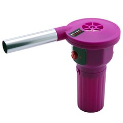 Handheld Air Blower for Efficient Charcoal Ignition During Outdoor Cooking