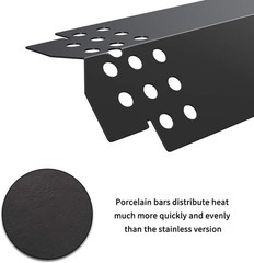 (5-Pack) 14.6″ Grill Heat Plates for Nexgrill 720-0830H, 720-0888, 720-0882A