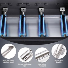Grill Replacement Parts for Nexgrill 5 Burner 720-0888N, 720-0888, 4 Burner 720-