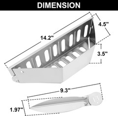 Soldbbq 7403 62423 Charcoal Basket Replacement Parts for Weber 22″ One-Touch Cle