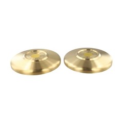 Round Heat Resistant Barbecue Plates 2 Pieces Stainless Steel Steak Serving Set