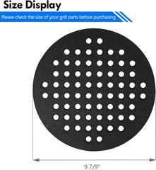 KJ-MFG23 Cast Iron Fire Grate Replacement Parts for Kamado Joe 18 Inch Classic S