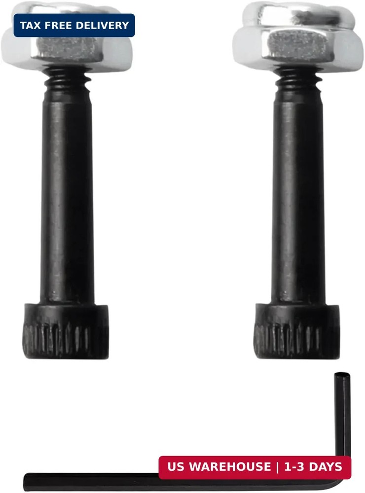 2 Set Replacement 74072 Auger Motor Shaft Nut & Bolt, Fit for Traeger, Pit Boss,