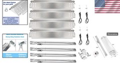 Durable Nexgrill 4 Burner Grill Replacement Kit – Tubes, Heat Plates & Ignitors