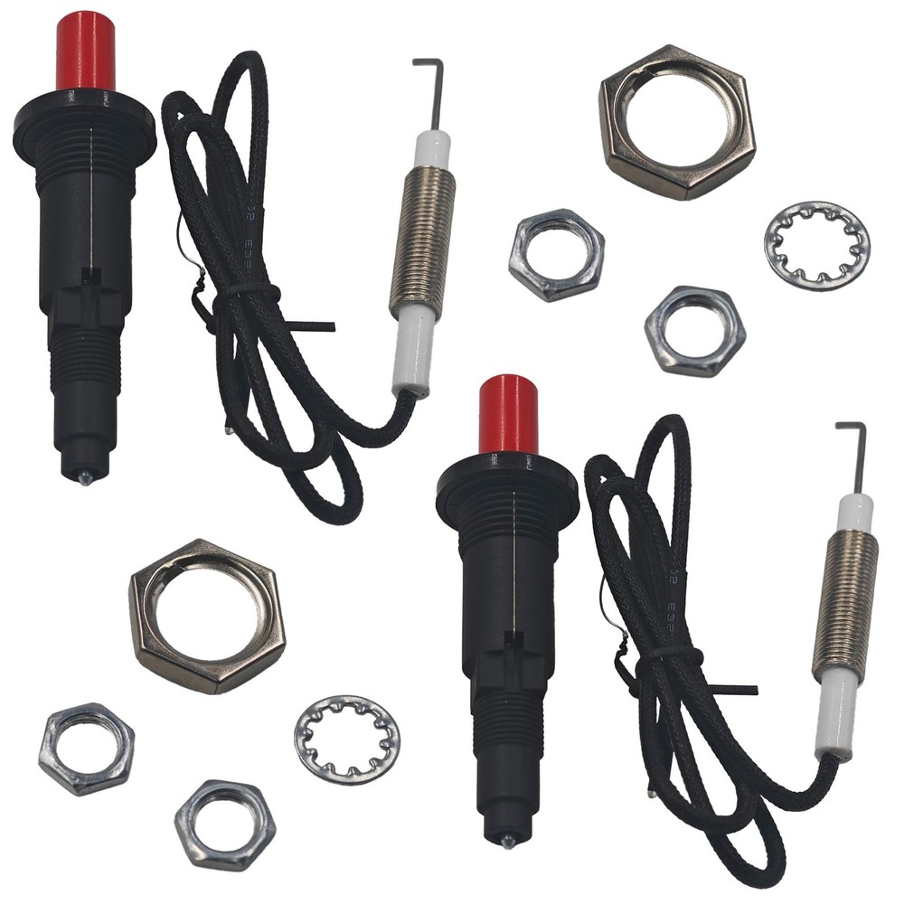 2Pcs Universal Push Button Piezo Igniter Kit, Propane Gas Grill/Range/Heater …