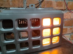 JDM Nissan Cube Z11 Front Grill Grille Mask With Lamps Lights GREY #2
