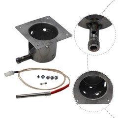 Stainless Steel Fire Burn Pot Upgrade for Traeger and Chef Pellet Grills