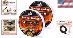 15 Ft Smoker Gasket, 2 Pack – High-Temperature Grill Sealing Solution
