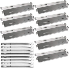 17 1/8″ Heat Plates 8 Gas Burners Replacement for Bakers Chefs BBQ Grill Parts