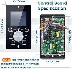 Universal PID Temperature Control Board for Pit Boss, Traeger, Z Grills – Rep…