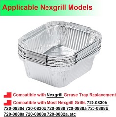 Convenient 30 Pack of Nexgrill Aluminum Grease Catcher Liners – Easy Clean-Up