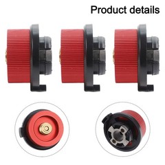 Lightweight Gas Adapter Set for Camping Stove 3 PCS for Butane Isobutane