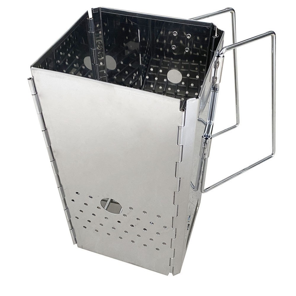 Portable For Charcoal Chimney Starter for Grills Compact Foldable Design