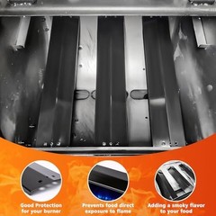 Gas Grill Burner Replacement 20 Inch Stainless Steel Heat Plate Tent Ignitor Kit