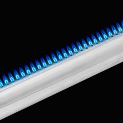 Burner Tube Set for Blackstone 22 Inch Table Top Griddle Set of 2 Stainless S…