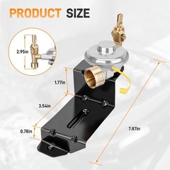 64866 Gas Grill Gas Valve Regulator For Weber Q1000 Q1200 50060001 50060301